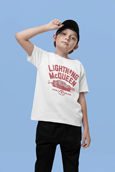 SEVBANO تي شيرت للأطفال مطبوع عليه سيارات برق ماكوين للجنسين من Lightning Mcq...