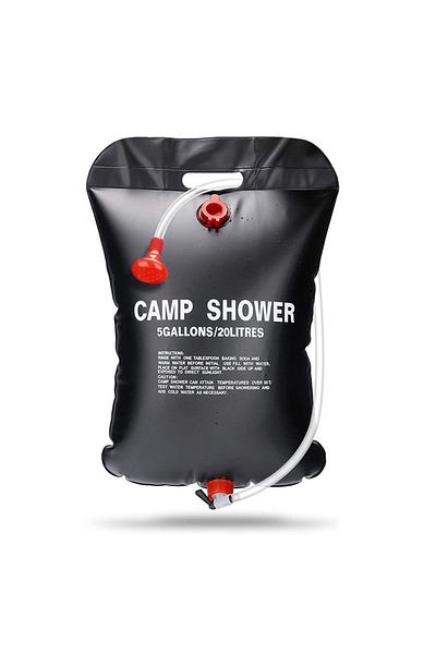 Generic Sac De Dus Solar Portabil, Capacitate 20l, Cu Furtun Si Cap De Dus , Pentru Activitati In Aer Liber