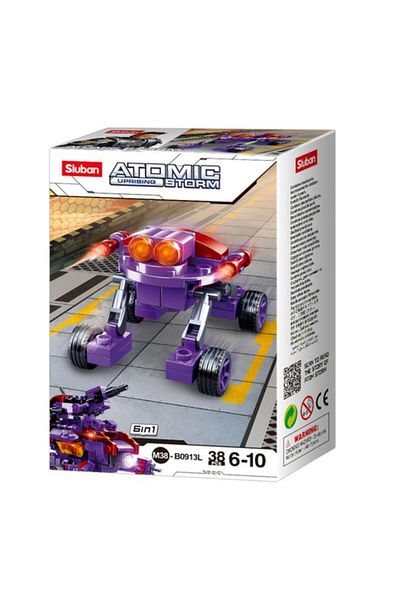Generic Sluban 38-Piece Atomic Storm Uprising Series Fox Building Block Set Multicolor 141680