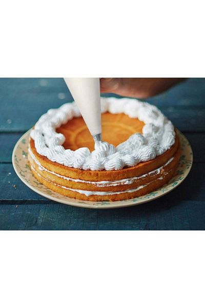 Generic MRS ANDERSON BPA-Free Reusable Decorating Baking Pastry Bag Ivory 12inch 93259