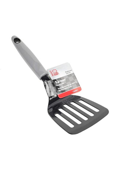 Generic Chef Craft Nylon Handle Easy to Use Elegant Design Short Turner Black and Grey 11inch 12001
