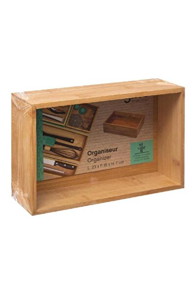 Generic Five Simply Smart High Quality SpSaving Storage Tidy Bamboo Organizer Brown
