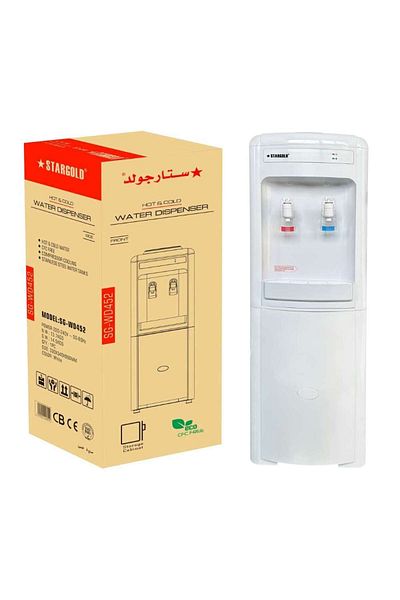 Generic STARGOLD Top Loading Water Dispenser – Freestanding Design with Hot, Normal & Cold Water Taps