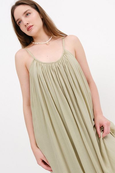 Addax Long Dress with Rope Strap E3173