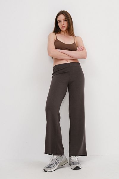 Addax Modal Wide Leg Trousers Pn12016