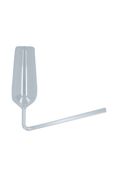 Bien Servi Dishwasher Safe Temperature-Resistance Glass Tumbler with Straw Clear