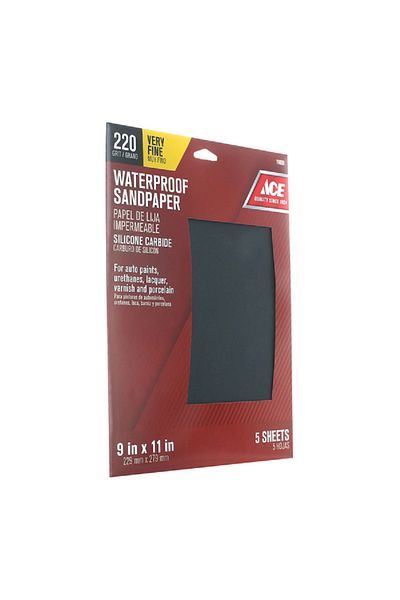 ACE 5 Piece Sandpaper