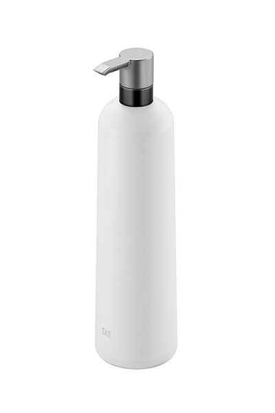 EKO Aroma Life Elegant Design ABS Soap Dispenser White and Silver