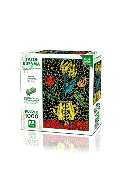 Ks Puzzle لغز 1000 قطعة زهور يايوي كوساما