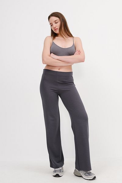 Addax Modal Wide Leg Trousers Pn12016