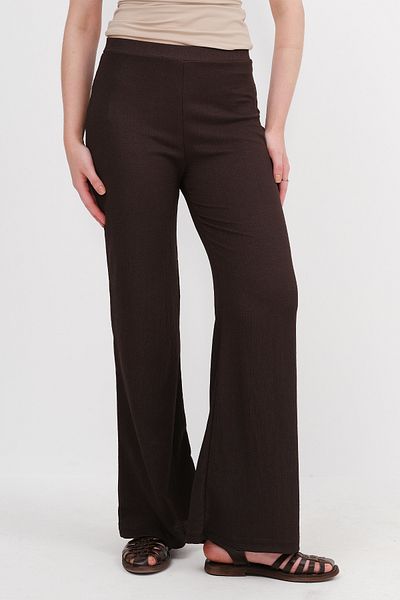 Addax Elastic Waist Wide Leg Trousers Pn17299