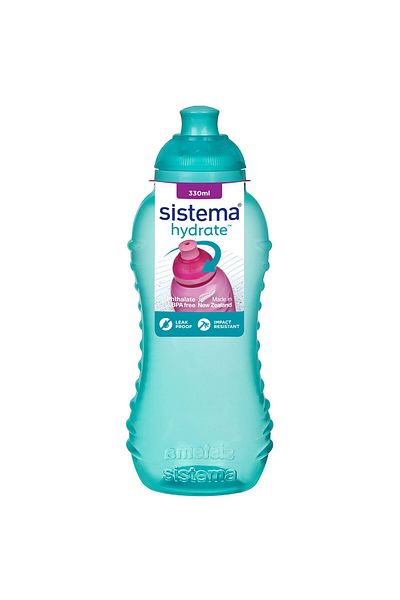 Sistema 330 ml Squeeze Bottle – Green, Easy-Use Dispenser
