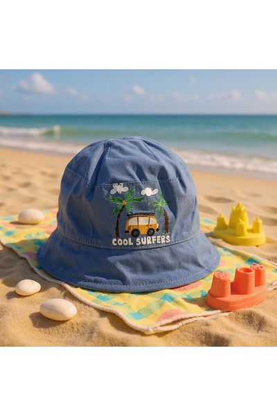 SeaBubbles Palm Baby Boy Hat