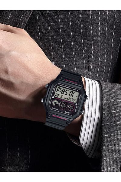 Casio Youth Series Digital Grey Dial Men's Watch - AE-1300WH-1A2VDF(D105)