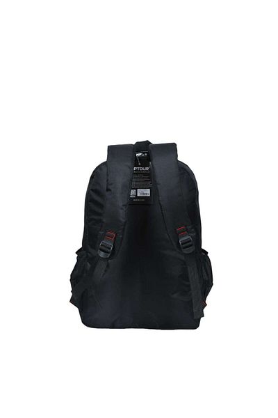 Generic STARGOLD 19-Inch Black & Blue Backpack, Durable Polyester, Multi-Pocket Functional Fashion Bag