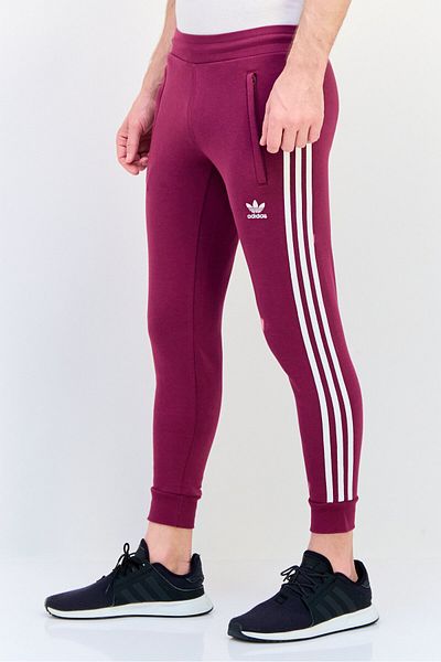 adidas Men Slim Fit Outdoor Jogger Pants, Maroon