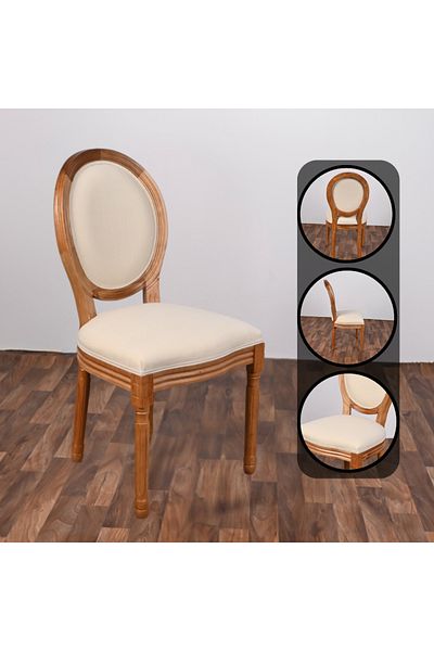 rexa Louis Chair with Elegant French Design - 88×50×42 cm