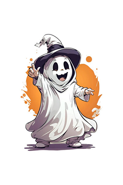 INOVATIX Σετ 8 τεμαχίων, αυτοκόλλητο φάντασμα μάγισσας, INOVATIX®. 6 εκ.