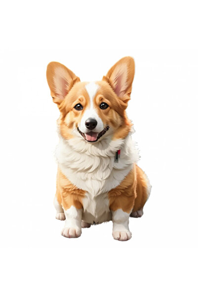 INOVATIX Set de 8 piese, autocolant Pembroke Welsh Corgi, INOVATIX®. 6 cm