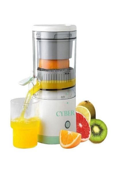 Cyber Electric Citrus Juicer Hands-Free Portable USB Charging Cordless Fruit Juicer