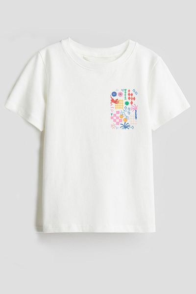 Monila Unisex Kids Printed Cotton T-Shirt