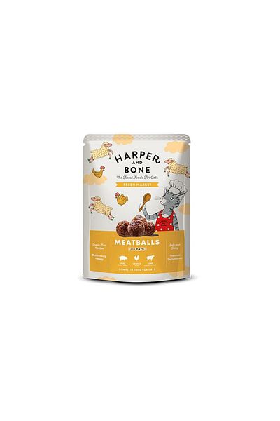 Harper & Bone Harper and Bone Cat Pouch Adult Fresh Market FARM 85G Pack of 12