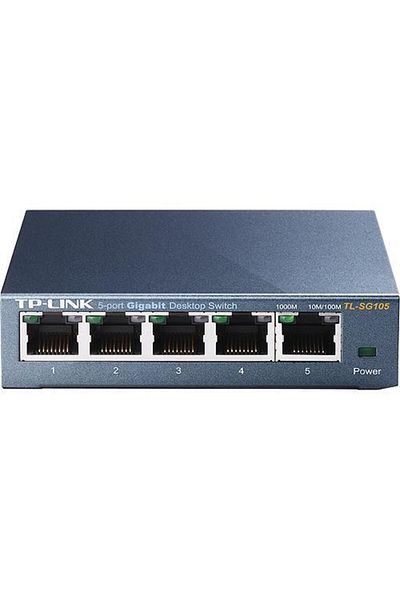 TP-LINK Tl-sg105 5 منافذ 10/100/1000 مفتاح غير مُدار