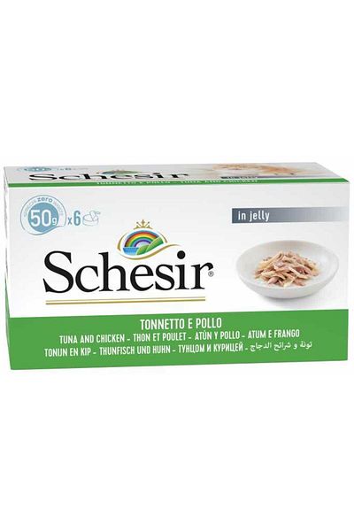 Schesir Schesir Cat Multipack Tuna with Chicken 6x50g can Pack of 2