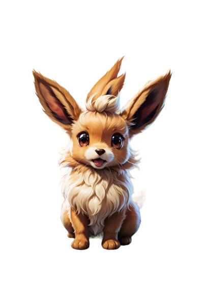 INOVATIX Set de 8 piese, autocolant Pokemon Eevee, INOVATIX®. 6 cm