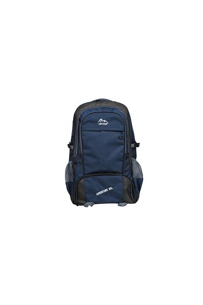 Generic STARGOLD 26-Inch Dark Navy Adventure Backpack, 85L Capacity, Durable Polyester Outdoor Travel Bag
