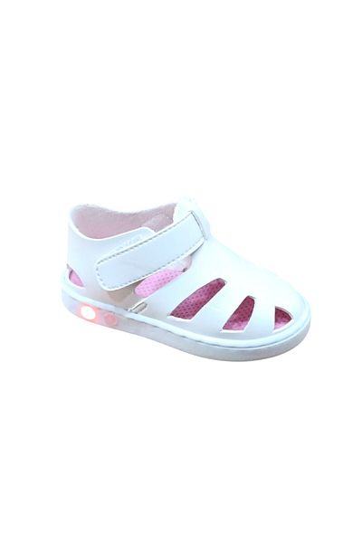 MİDDO Middo Igr Baby Girl - Boy Lighted Sandals White / Pink