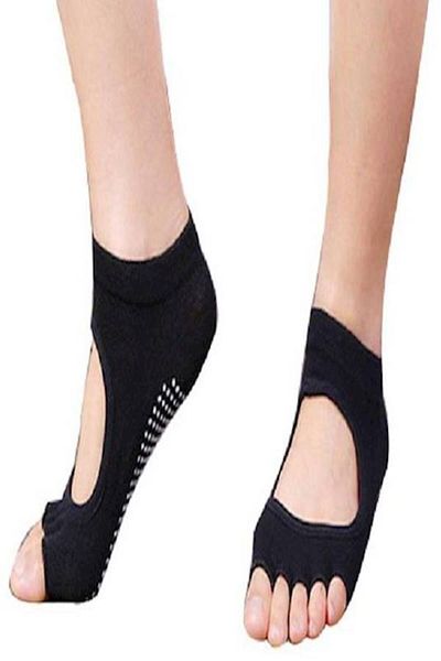 Generic UBOYLI Womens Non Slip Yoga Socks