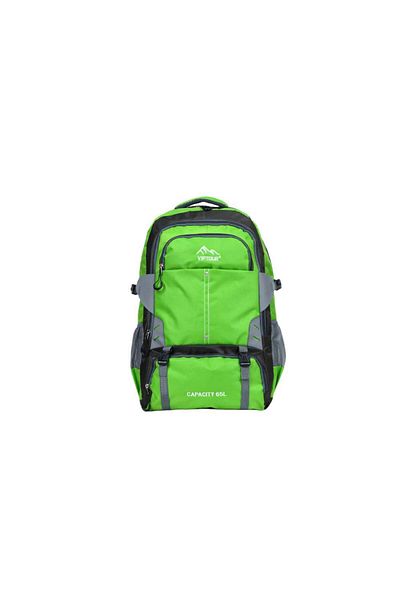 Generic STARGOLD 22-Inch Green Hiking Backpack, 65L Capacity, Durable Polyester, Stylish Travel Design