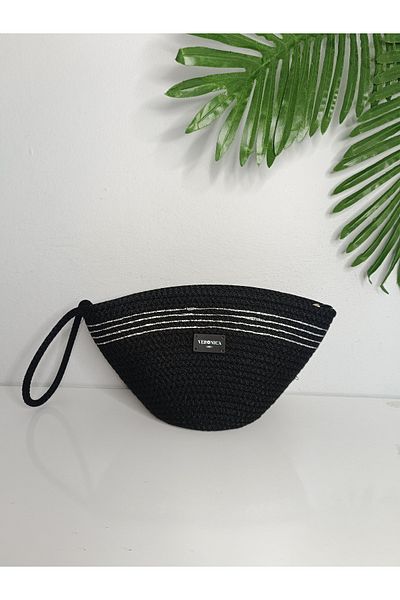 VeronicA Clutch Hand Bag ,Polyester Tress Bag