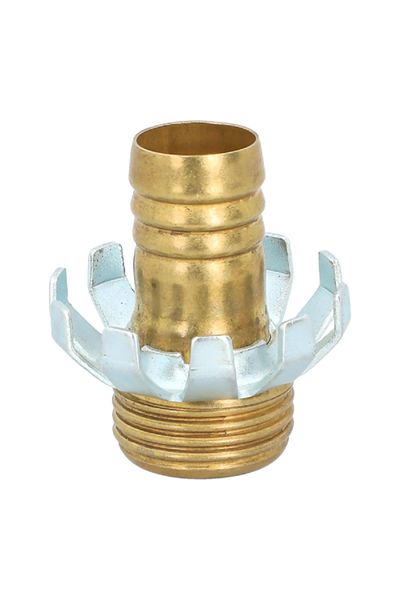 ACE 5/8inch Hose Clinch Coupling Gold and Silver