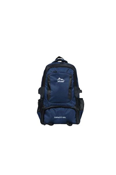 Generic STARGOLD 22-Inch Blue Hiking Backpack, 65L Capacity, Durable Polyester, Stylish & Functional Design