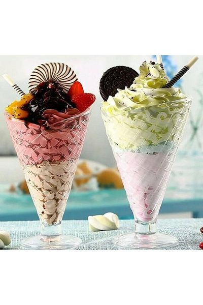 heybecollection 4-Piece Alaska Cornetto Ice Cream Bowl