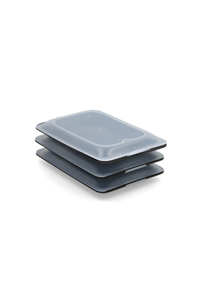 Tatay 3-Piece BPA-Free Food Container Set - Black