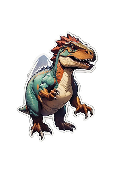 INOVATIX Set de 8 bucăți, autocolant dinozaur, INOVATIX®. 6 cm