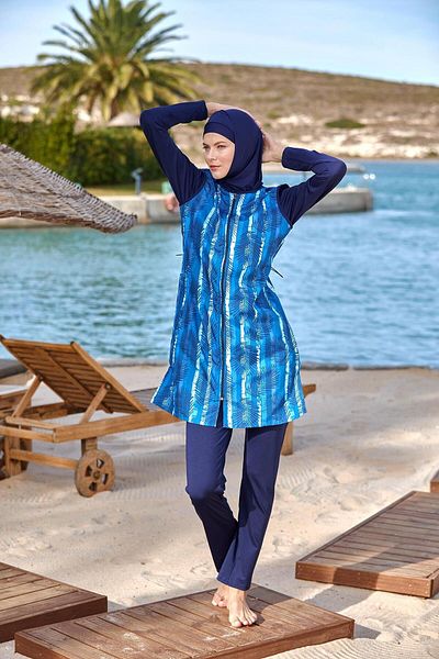 Argento Rivamare Full Closed Battal Hijab μαγιό 0761-118-1