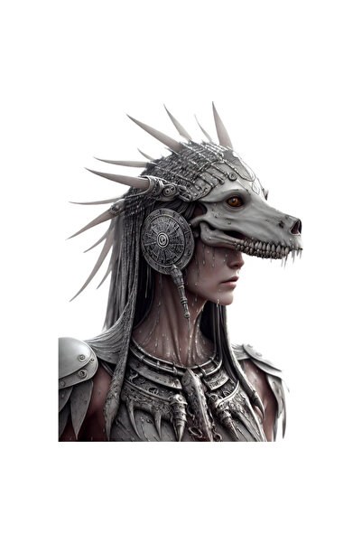 INOVATIX Set de 8 piese, autocolant războinic tribal, INOVATIX®. 6 cm