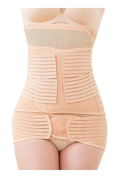 Generic 3 in 1 Postpartum Belly Support Recovery Wrap - Belly Band For Postnatal, Pregnancy, Maternity - Gir