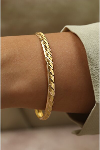 Çgk Çiğdem Gürel Kuyumculuk 5mm Hediyelik Altın Bilezik