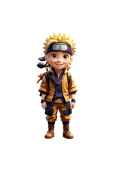 INOVATIX Set of 8 pieces, Naruto sticker, INOVATIX®. 6 cm
