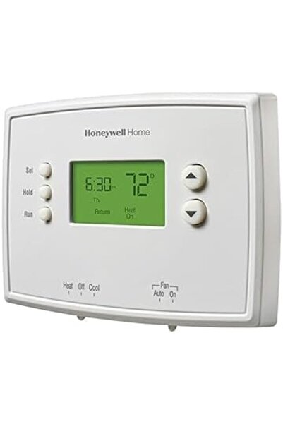 HONEYWELL ترموستات قابل للبرمجة لمدة 5-2 يوم، لون أبيض، RTH2300B1038