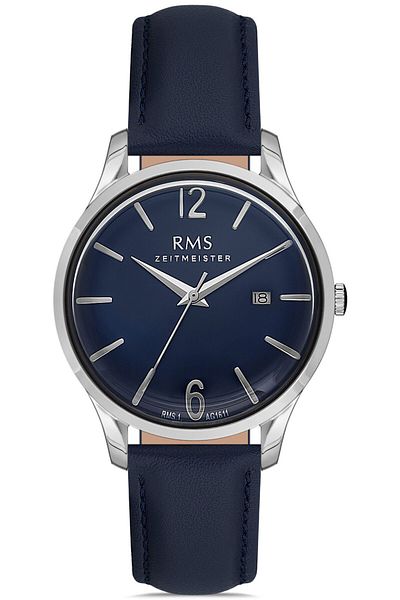 RMS Men's Wristwatch Rms.1.Ag1611.02 Navy Blue