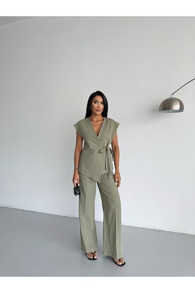 CLB COLLECTION Linen Vest Set
