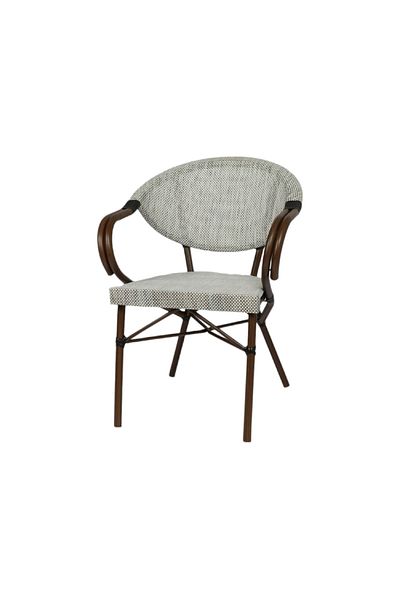 rexa Black rattan single chair 82x60x57 cm