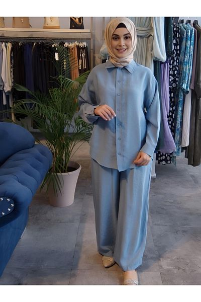 My Magazin Women's Hijab Modal Double Set