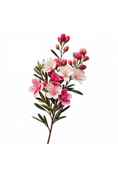 INOVATIX Set de 8 autocolante din ceară cu crenguțe de floare, INOVATIX®. 6 cm